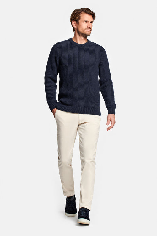 black blue men's knitted jumper | MR MARVIS